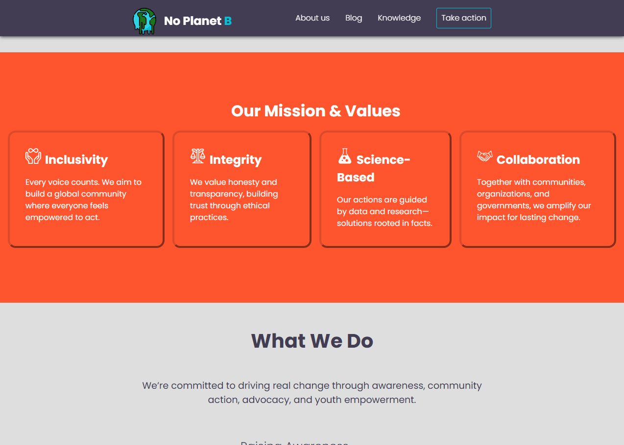 Screenshot of No Planet B