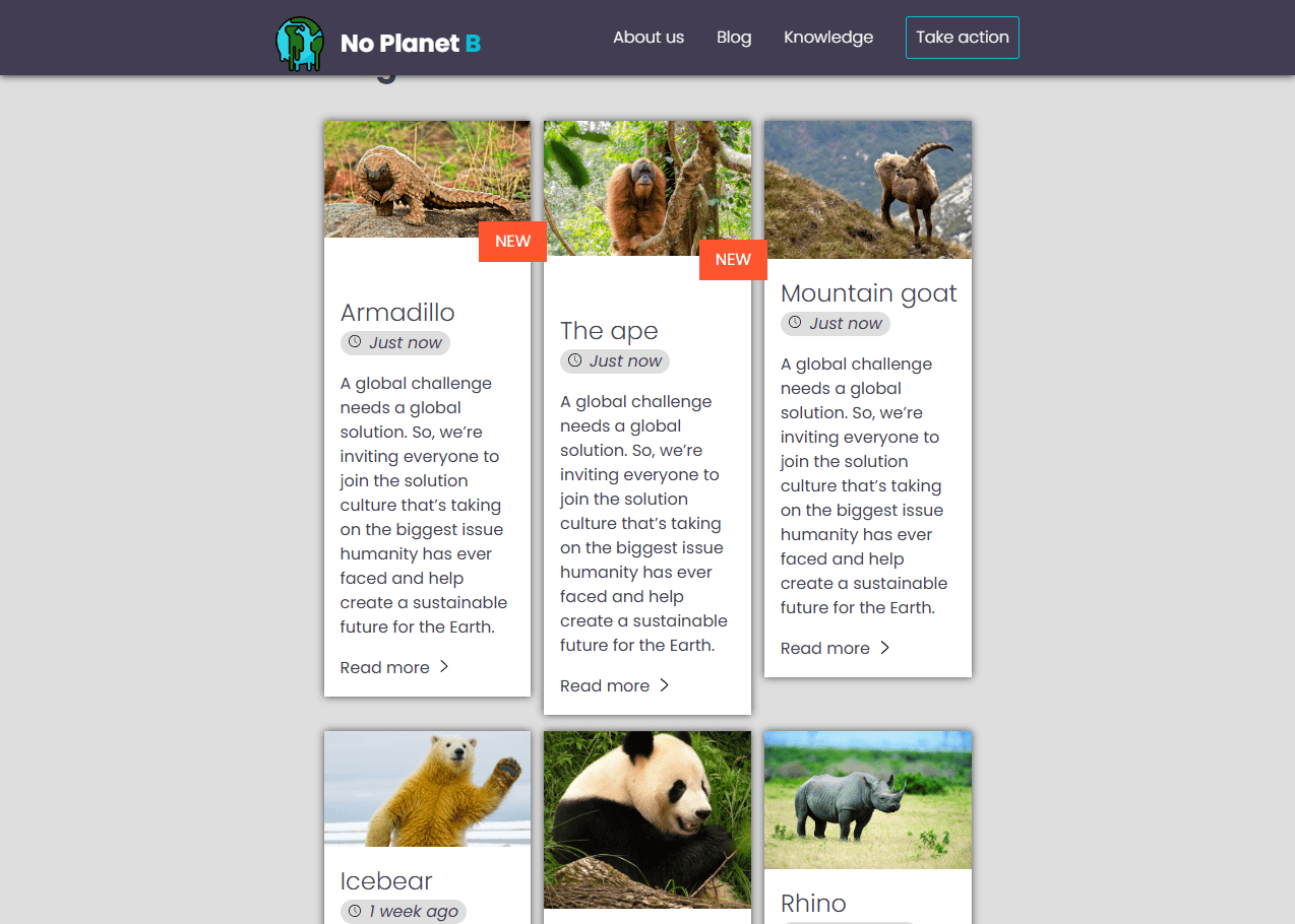 Screenshot of No Planet B